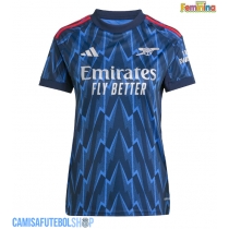 Camisa de time de futebol Arsenal Martin Zubimendi #36 Replicas 2º Equipamento Feminina 2025-26 Manga Curta